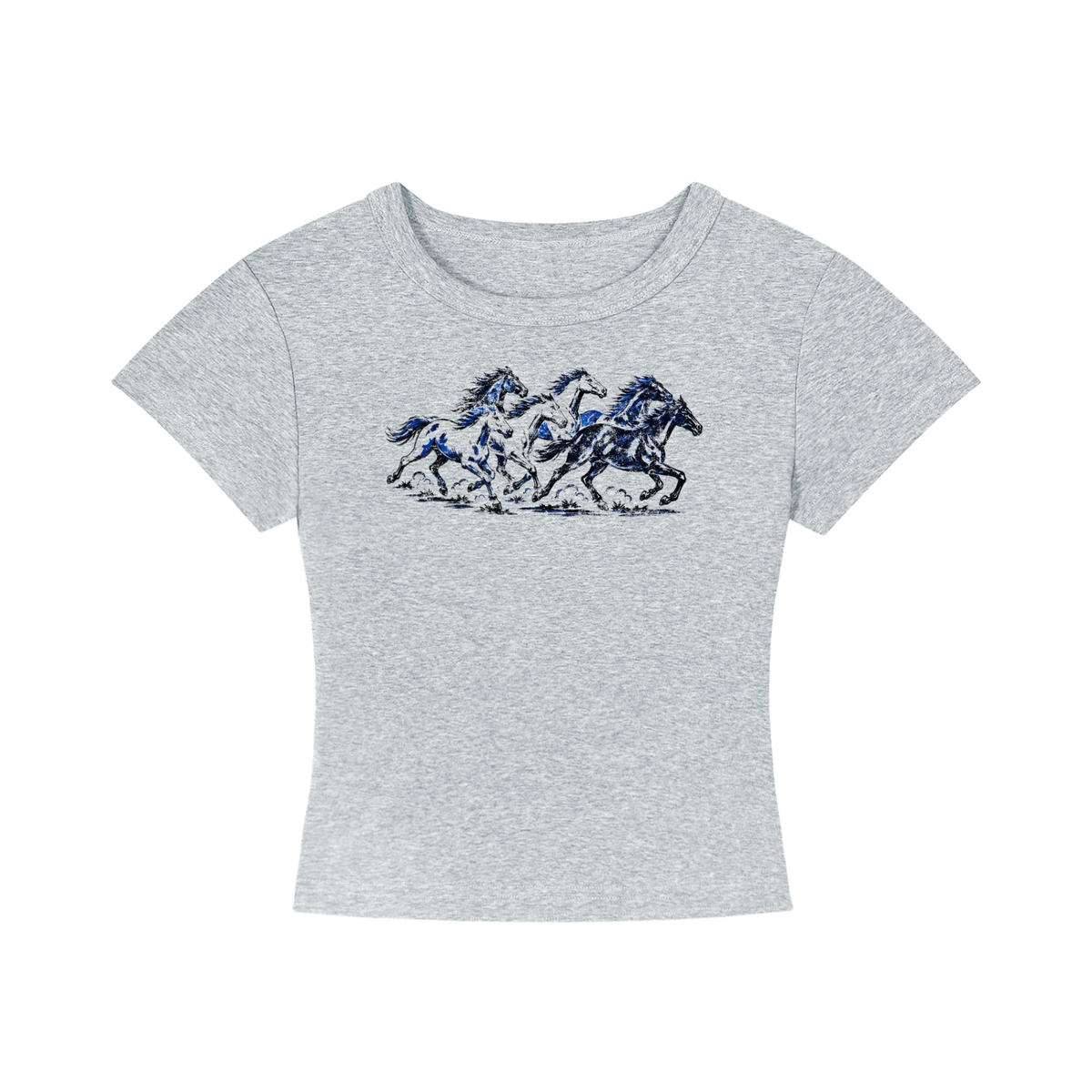 Runnin' Free Women's Cropped T-Shirt