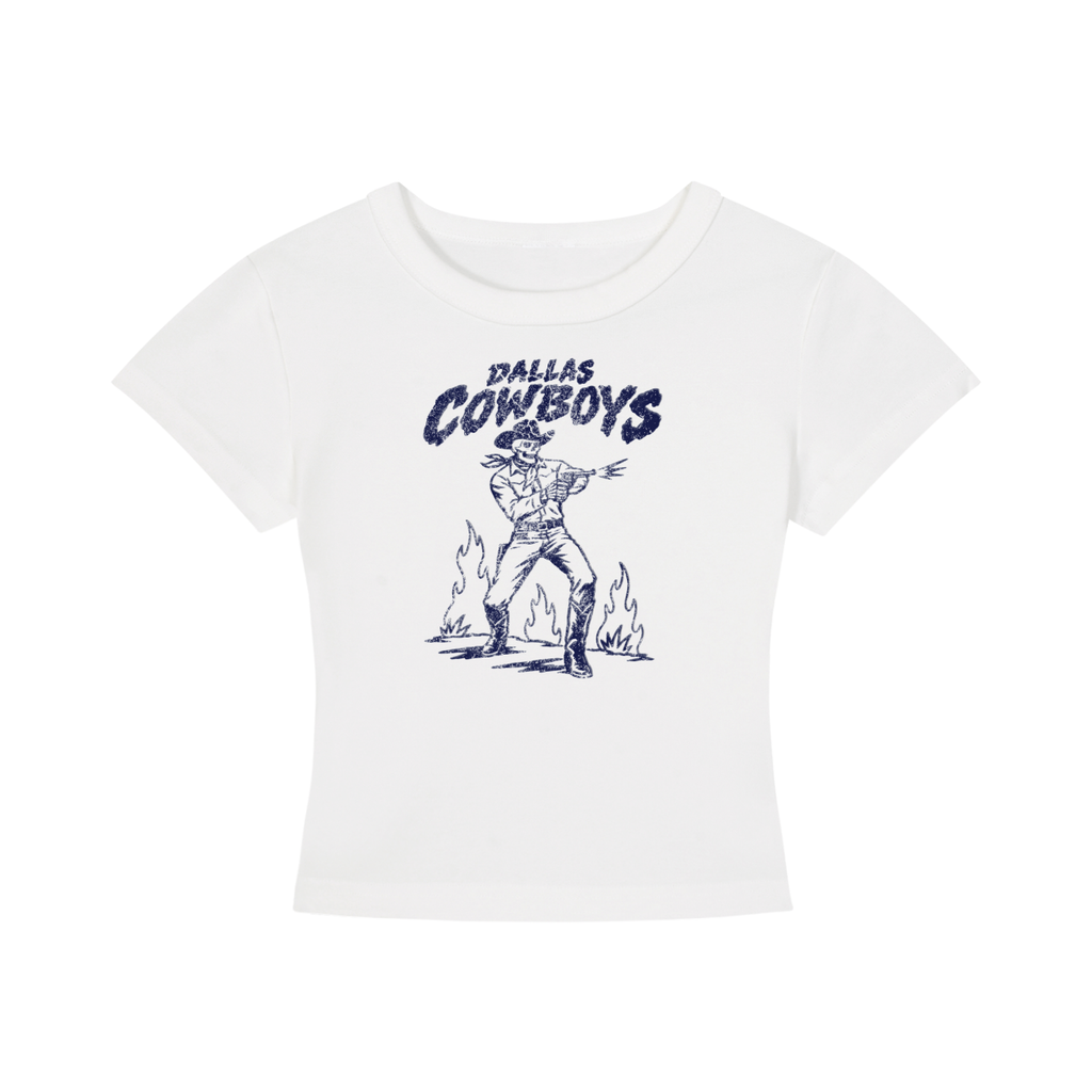 Welcome to the big D Women's Cropped T-Shirt