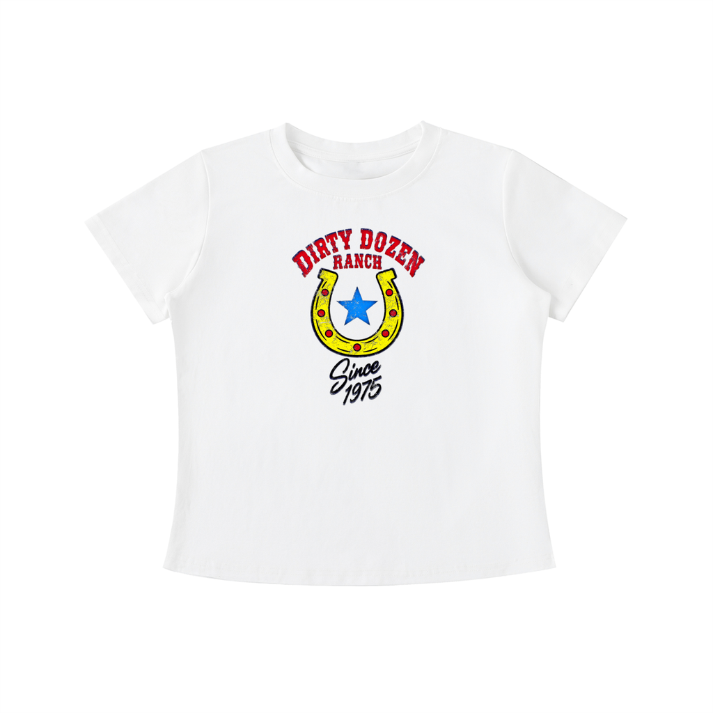 Dirty Dozen Ranch Est 75 Vintage Wash Slim Fit T-shirt