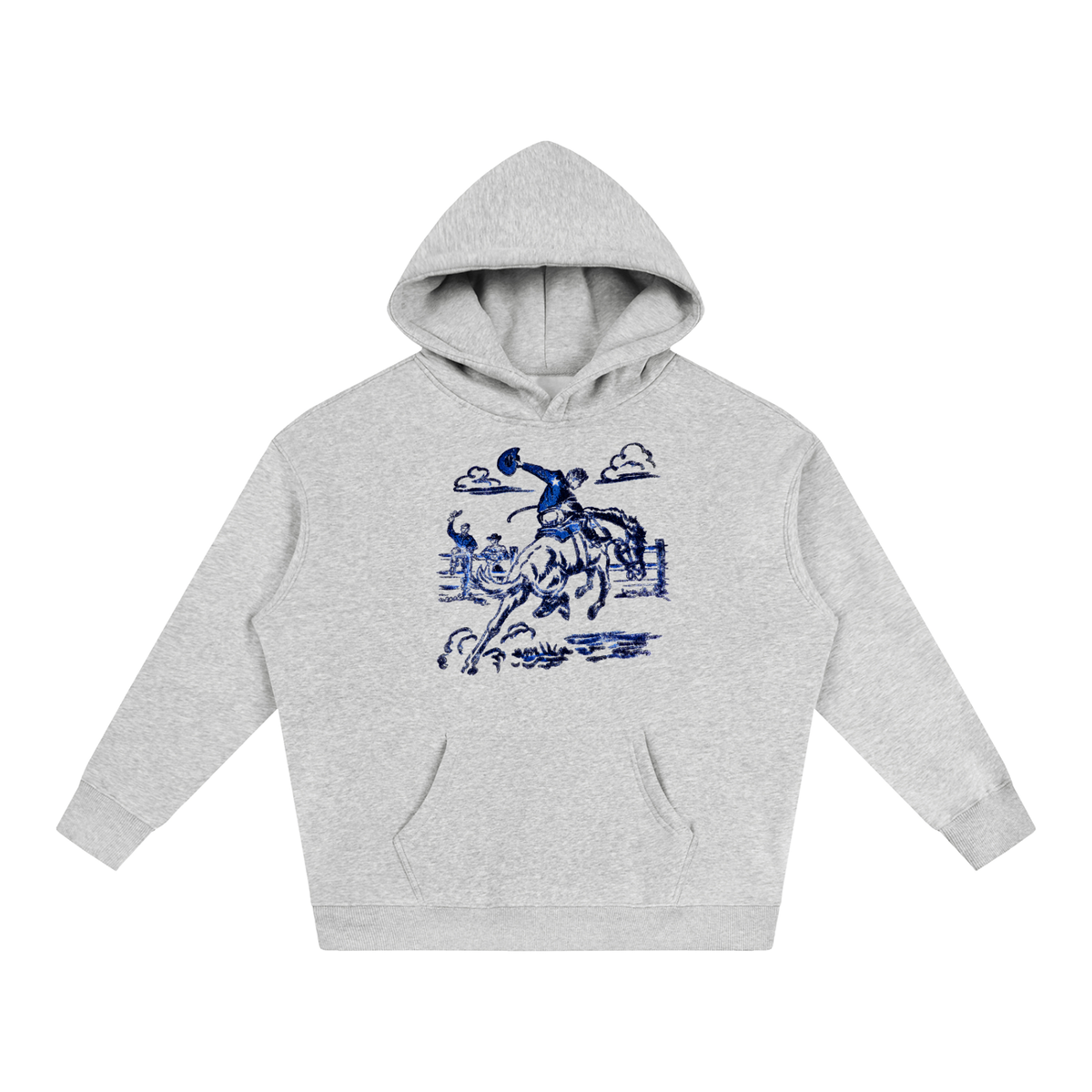 King of the Rodeo Oversize Fleeced Hoodie