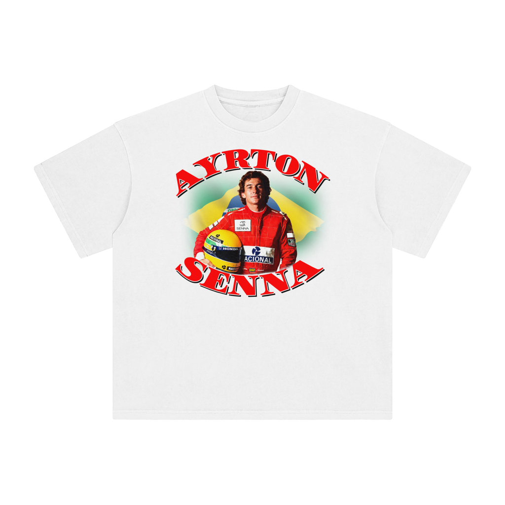 Ayrton Senna Brazil — Enzyme-Washed Tee