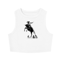 The real McCoy Women's Tight Crewneck Crop Tank Top