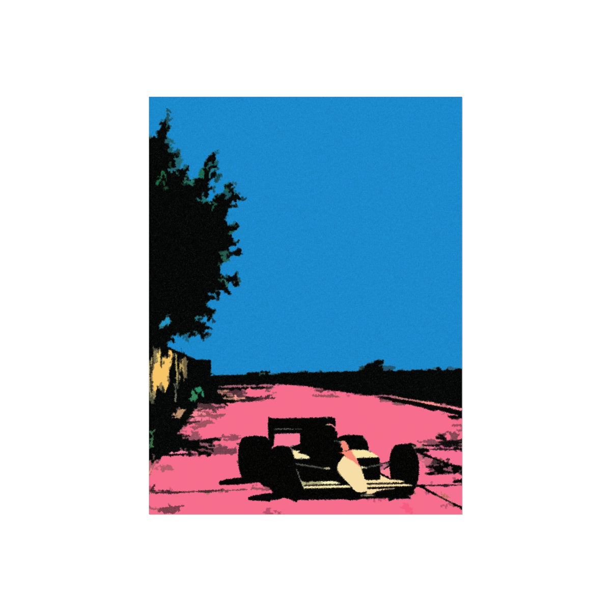 Pink Horizon Matte Wall Art