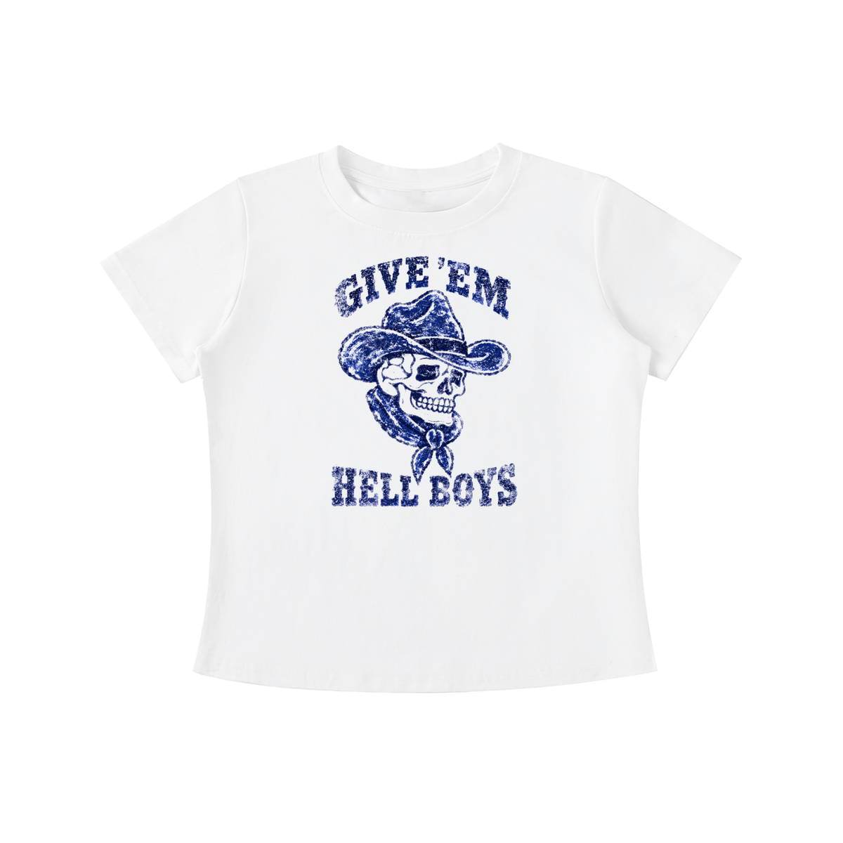Give 'em hell boys Vintage Wash Slim Fit T-shirt