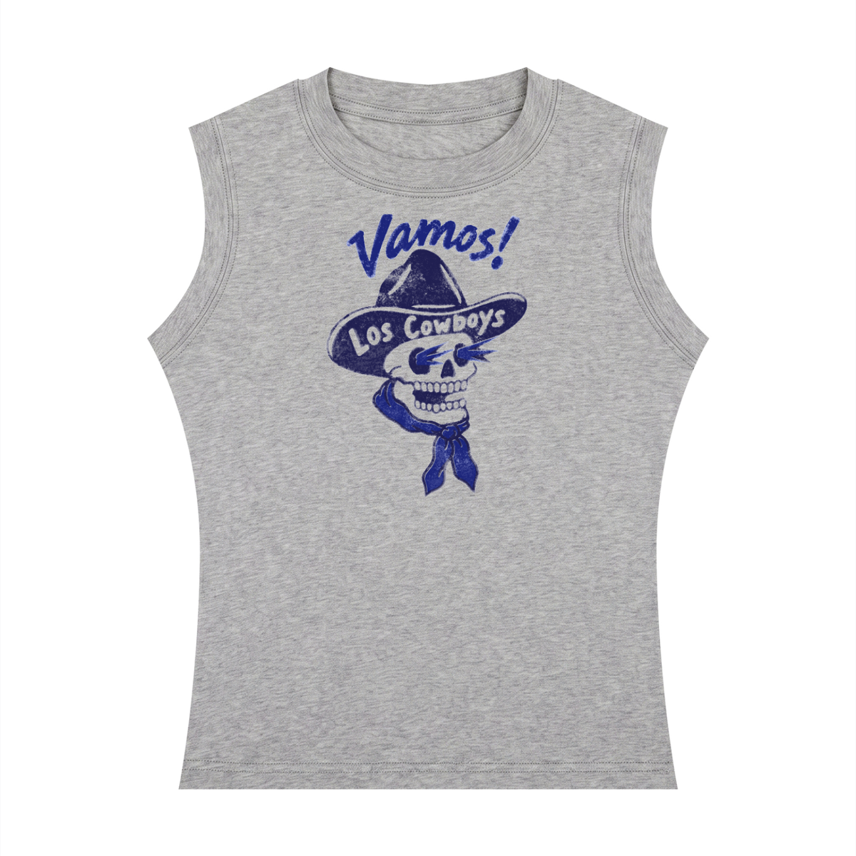 Vamos Cowboys Women's Crewneck Tank Top