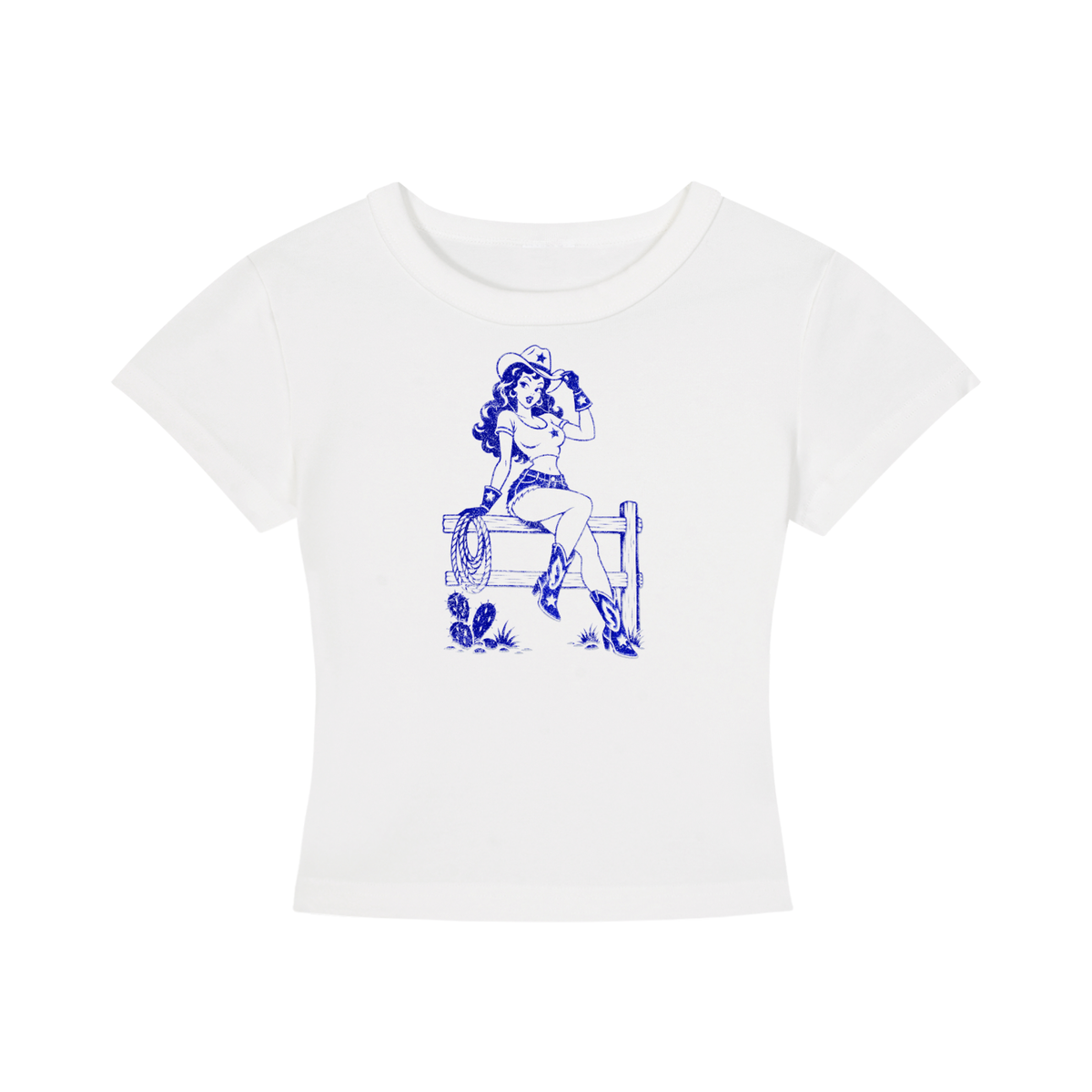 Howdy Babe Women's Cropped T-Shirt