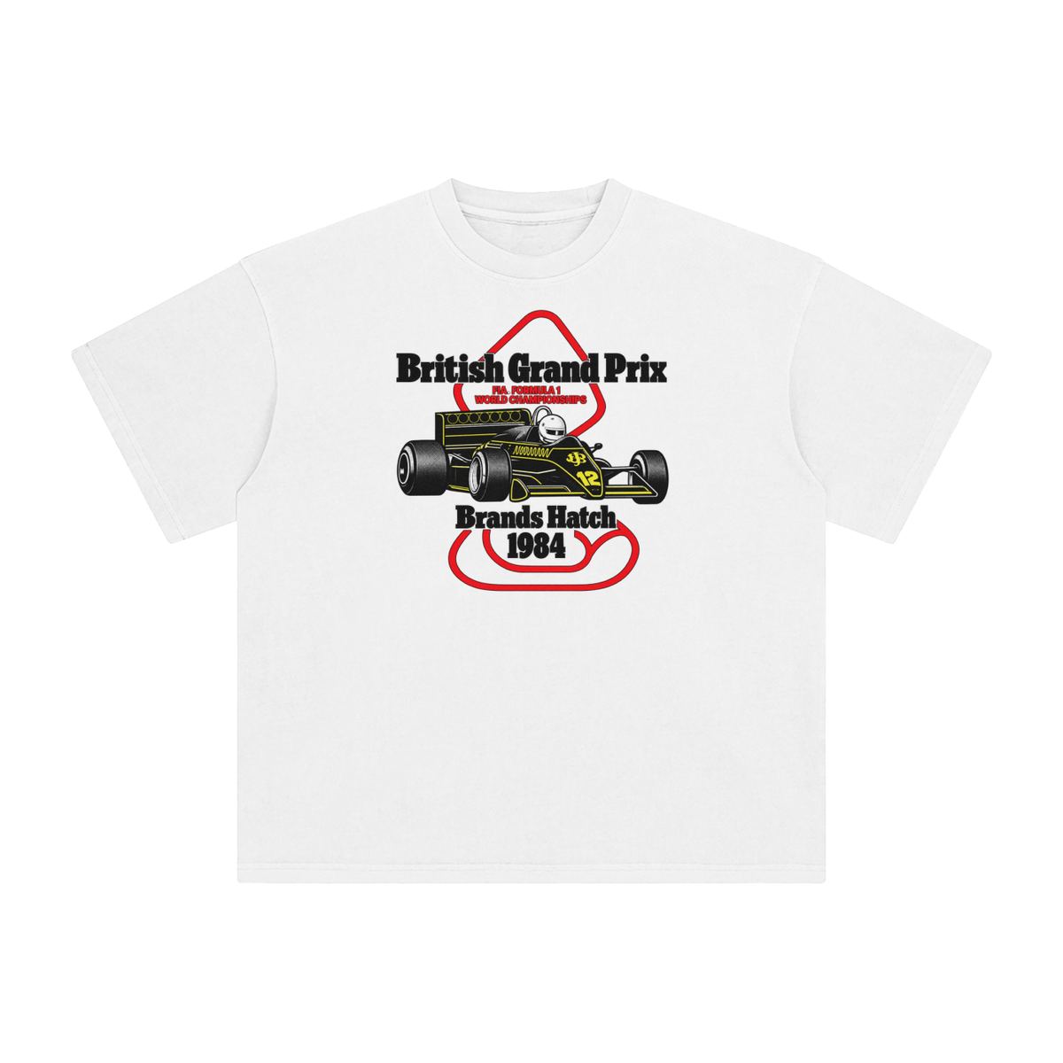 Brands Hatch 1984 Replica — Enzyme-Washed Tee