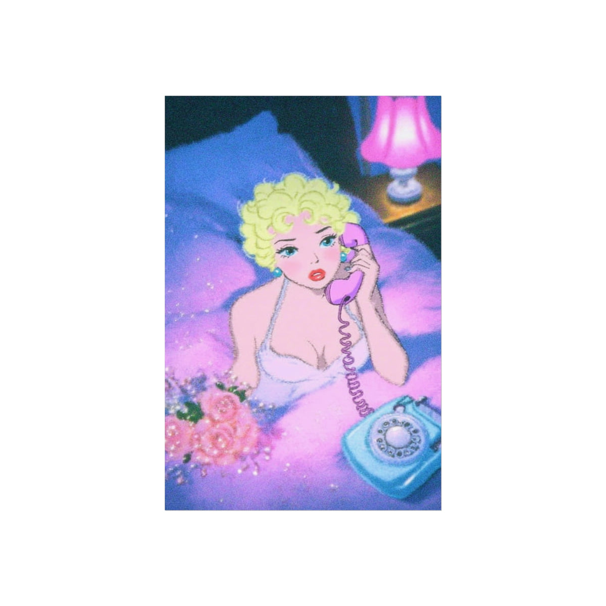 Telephone Dream Matte Wall Art