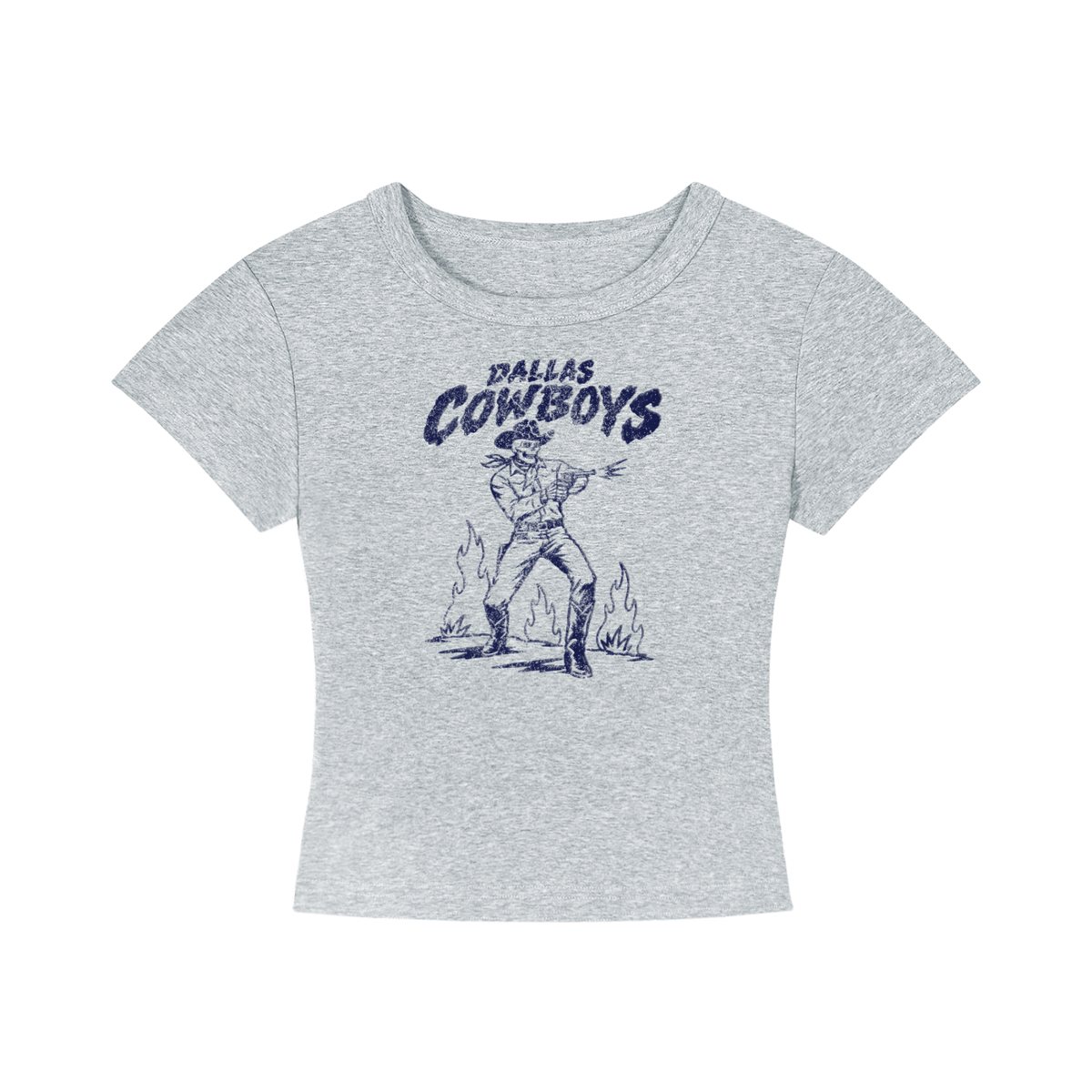Welcome to the big D Women's Cropped T-Shirt