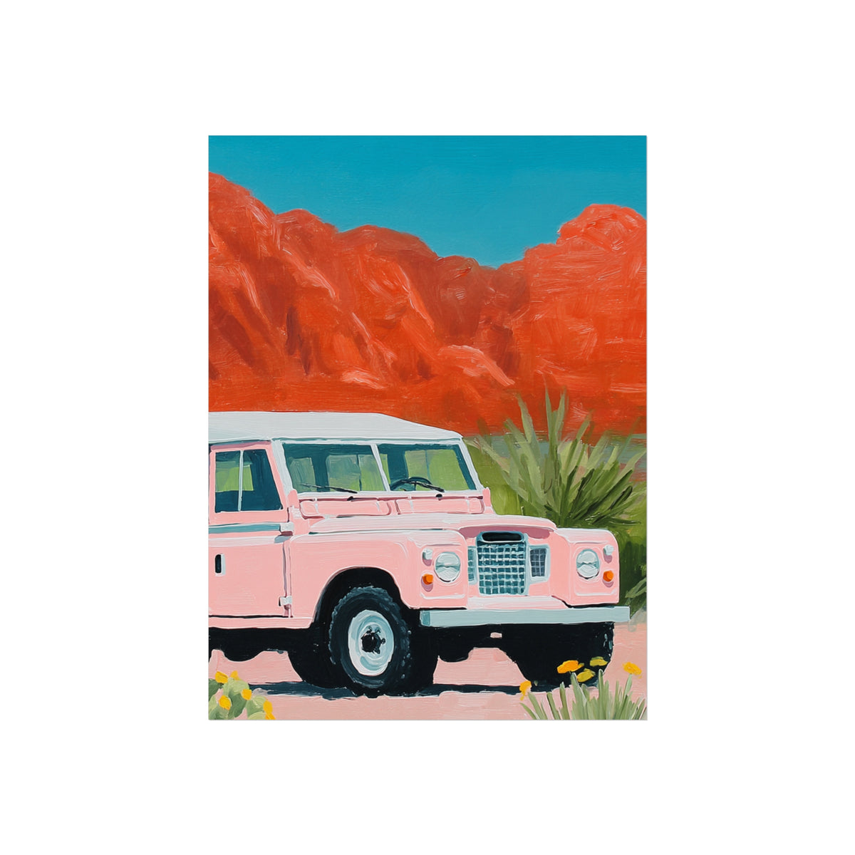Desert Drifter Matte Wall Art