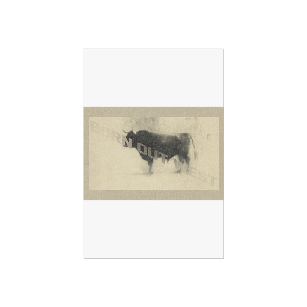 Born Out West Matte Wall Art