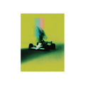 Abstract Velocity Study no.3 Matte Wall Art