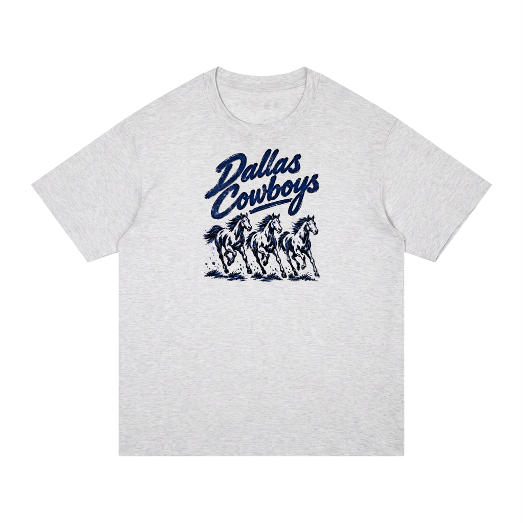 Wild Mustangs Unisex Regular Fit Cotton T-Shirt