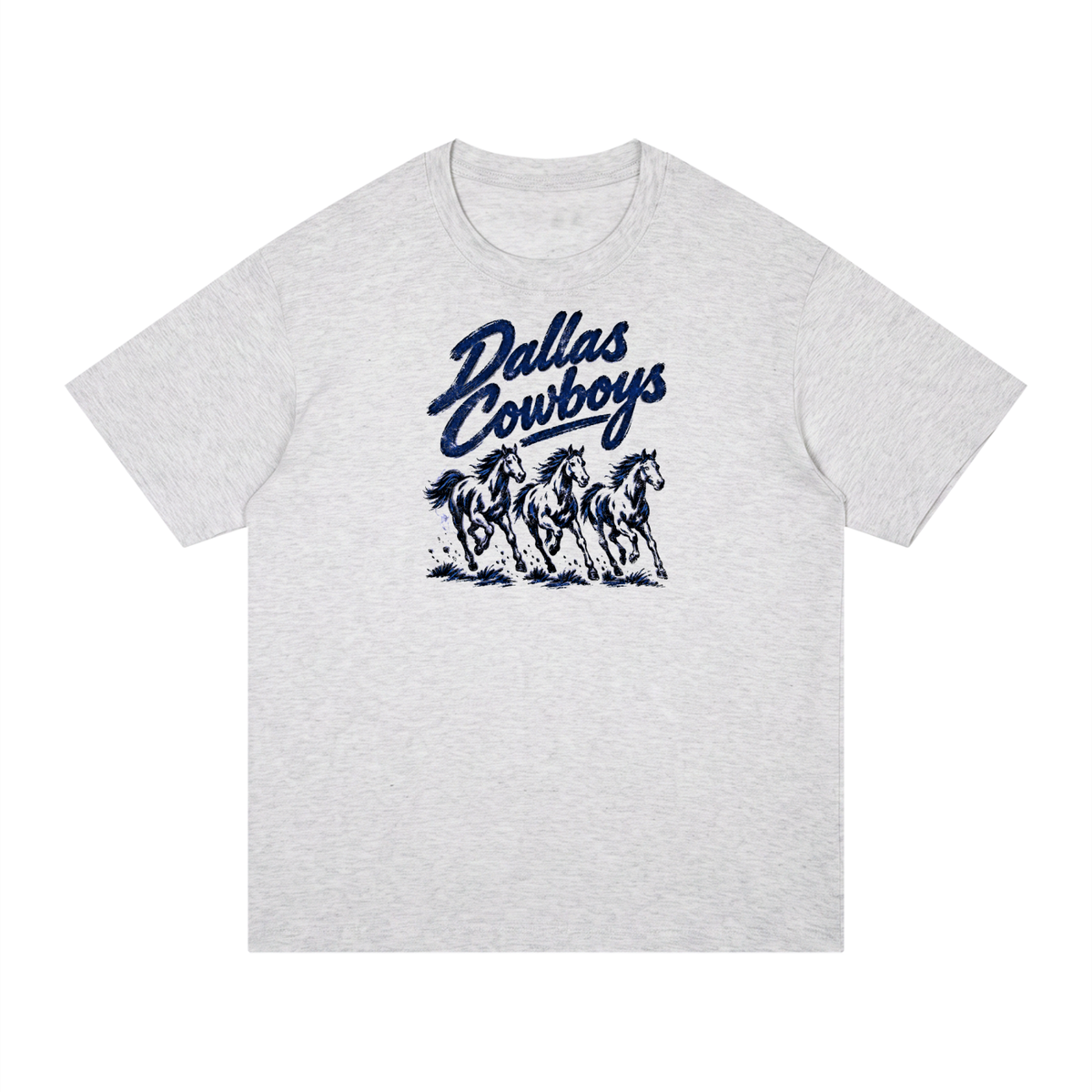 Wild Mustangs Unisex Regular Fit Cotton T-Shirt
