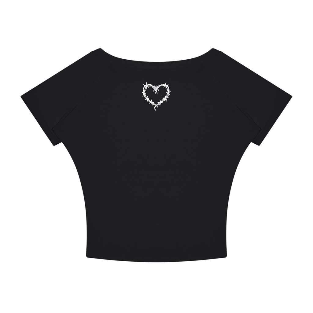 Feel It All Black Boatneck