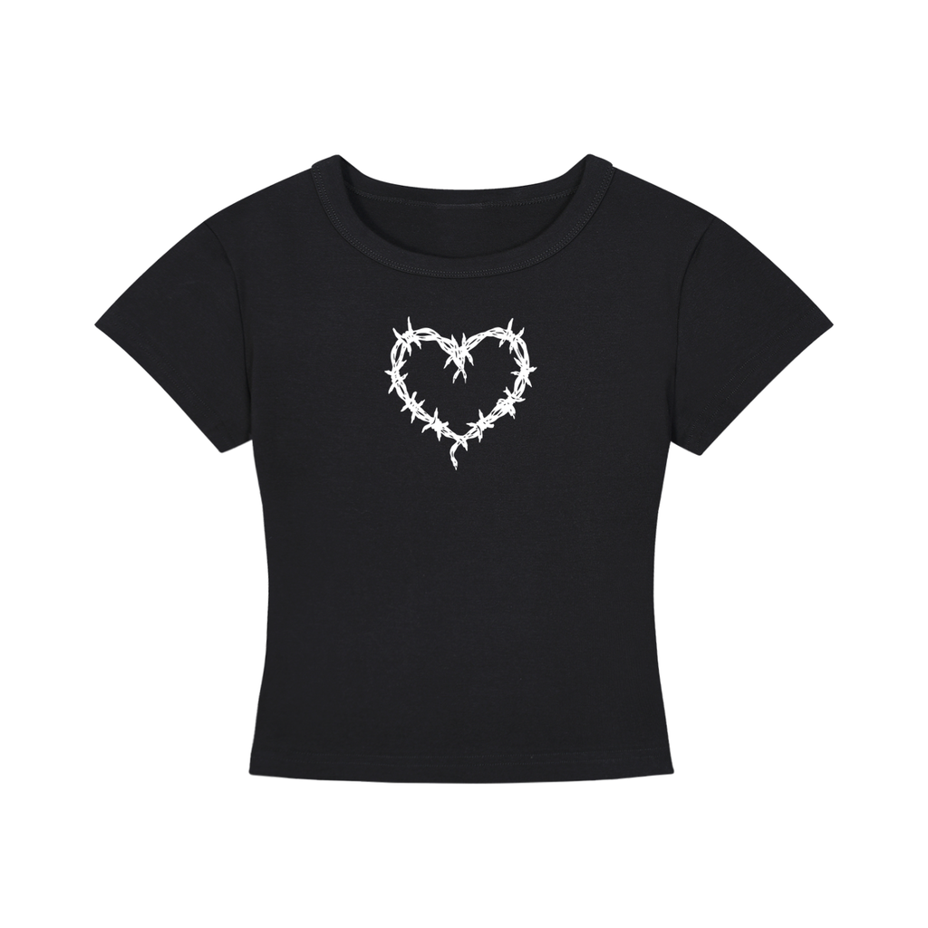 Latina Mami Heart-Back Crop