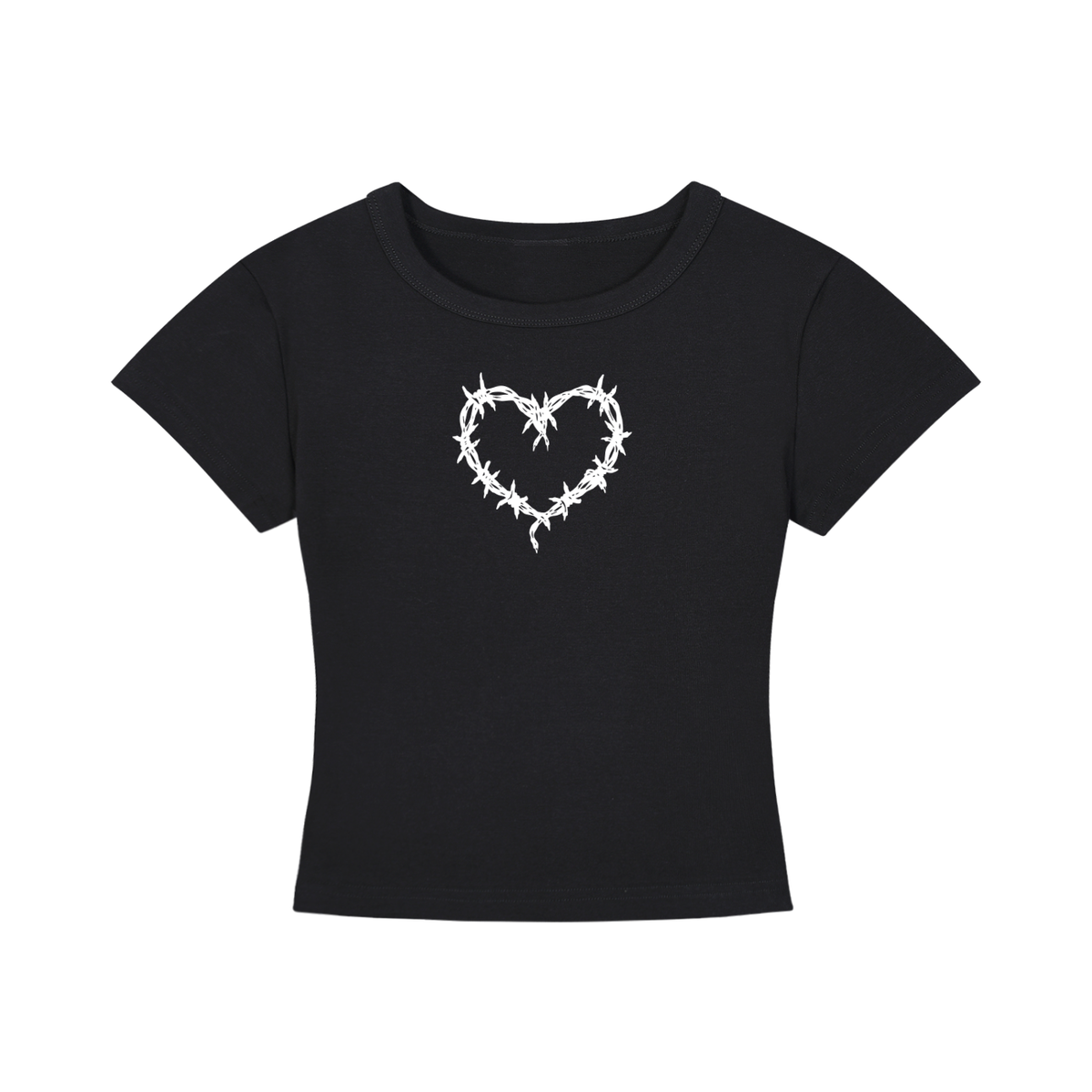Latina Mami Heart-Back Crop