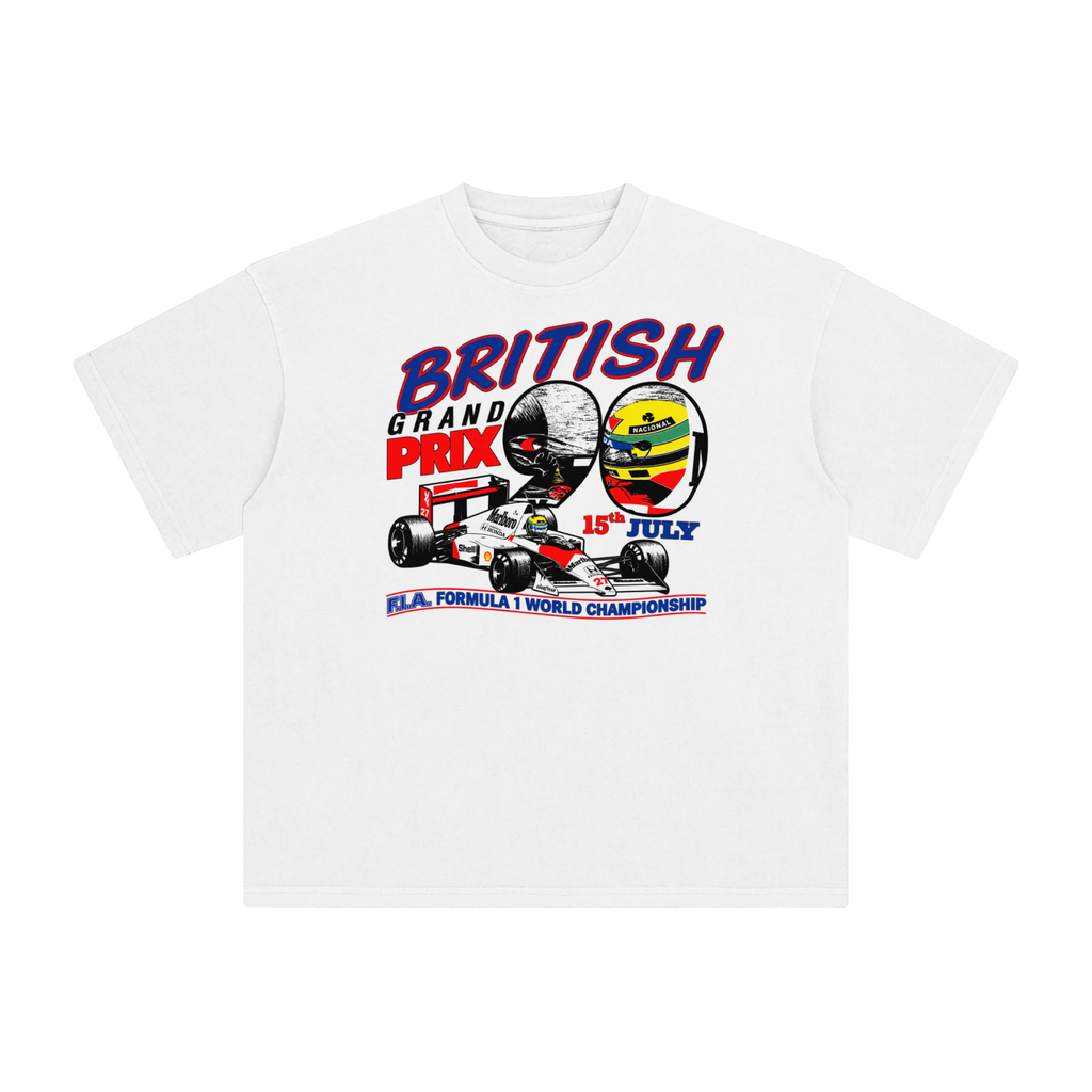 British Grand Prix 1990 Replica — Full Grid — Enzyme-Washed Tee