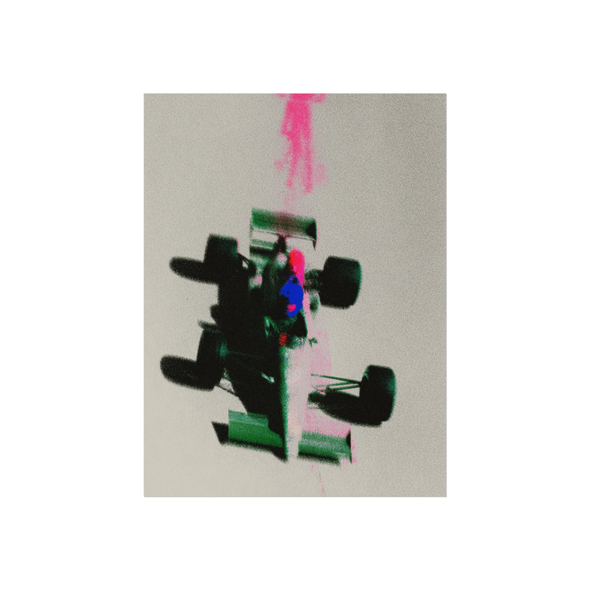 Abstract Velocity Study no.4 Matte Wall Art
