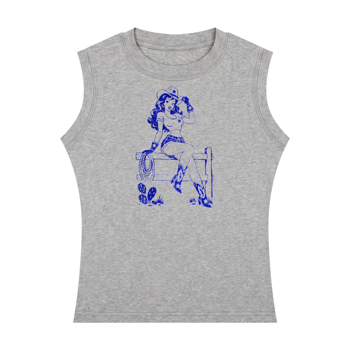 Howdy Babe Women's Crewneck Tank Top