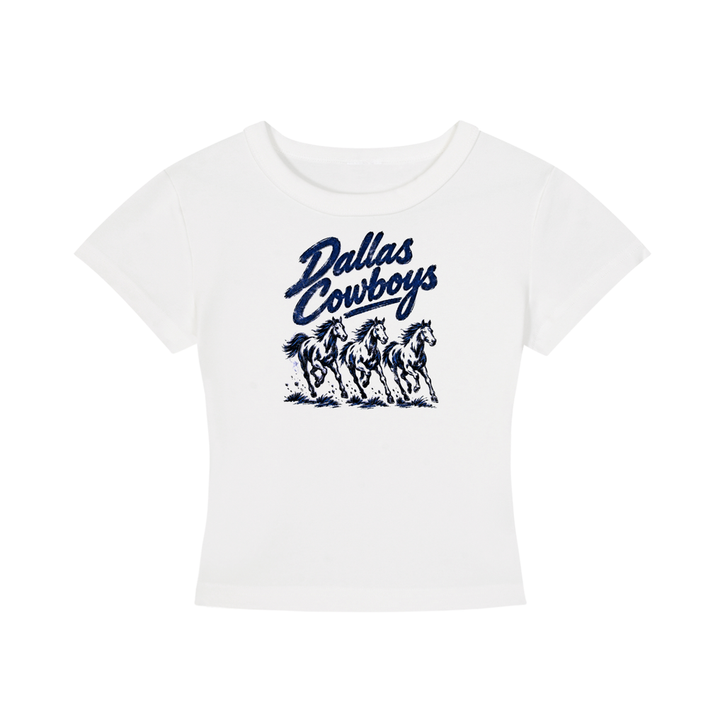 Wild Mustangs Women's Cropped T-Shirt