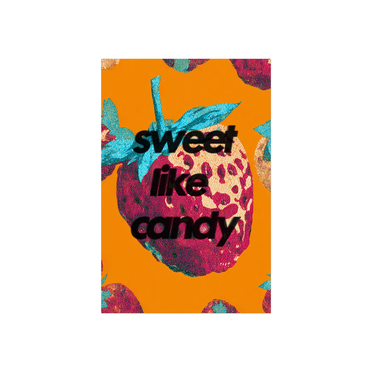 Sweet Like Candy Matte Wall Art