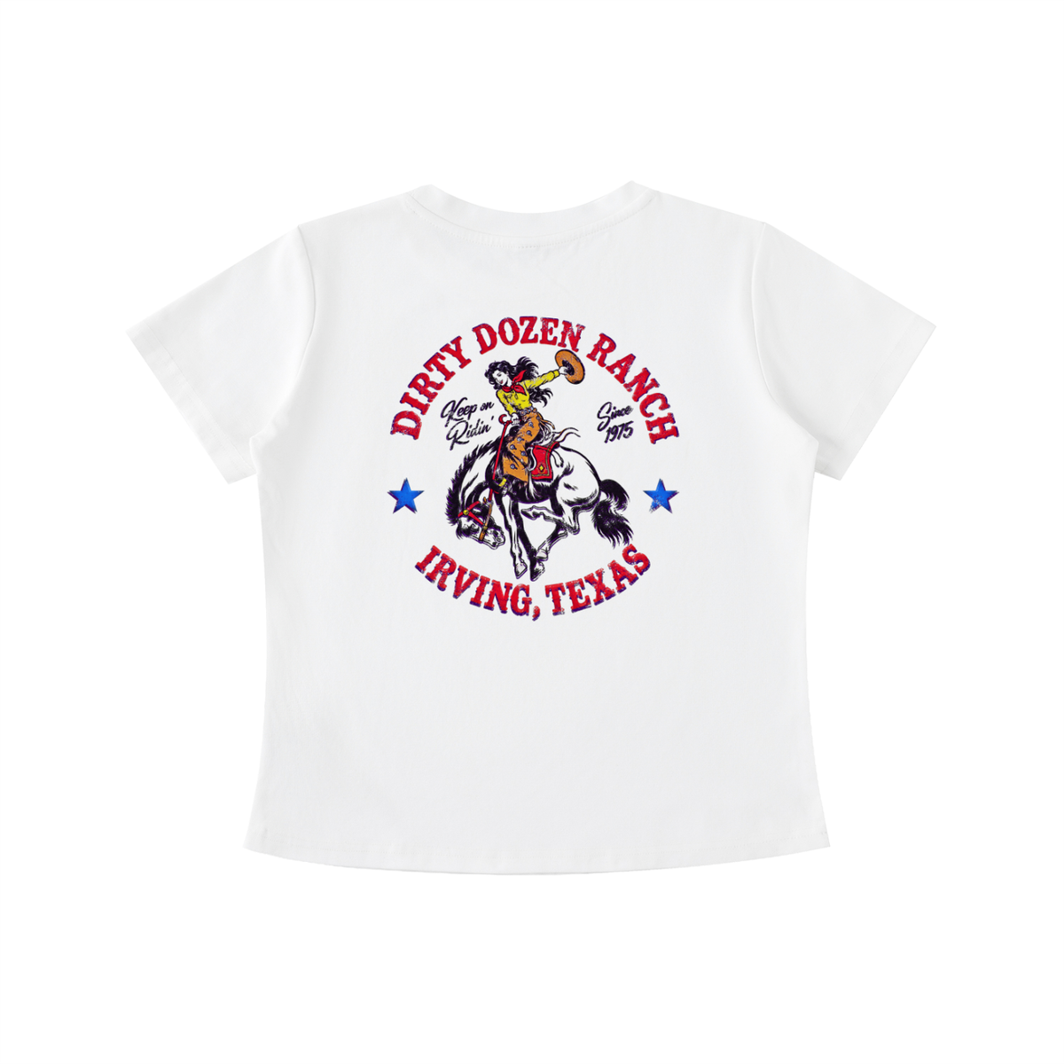 Dirty Dozen Ranch Est 75 Vintage Wash Slim Fit T-shirt