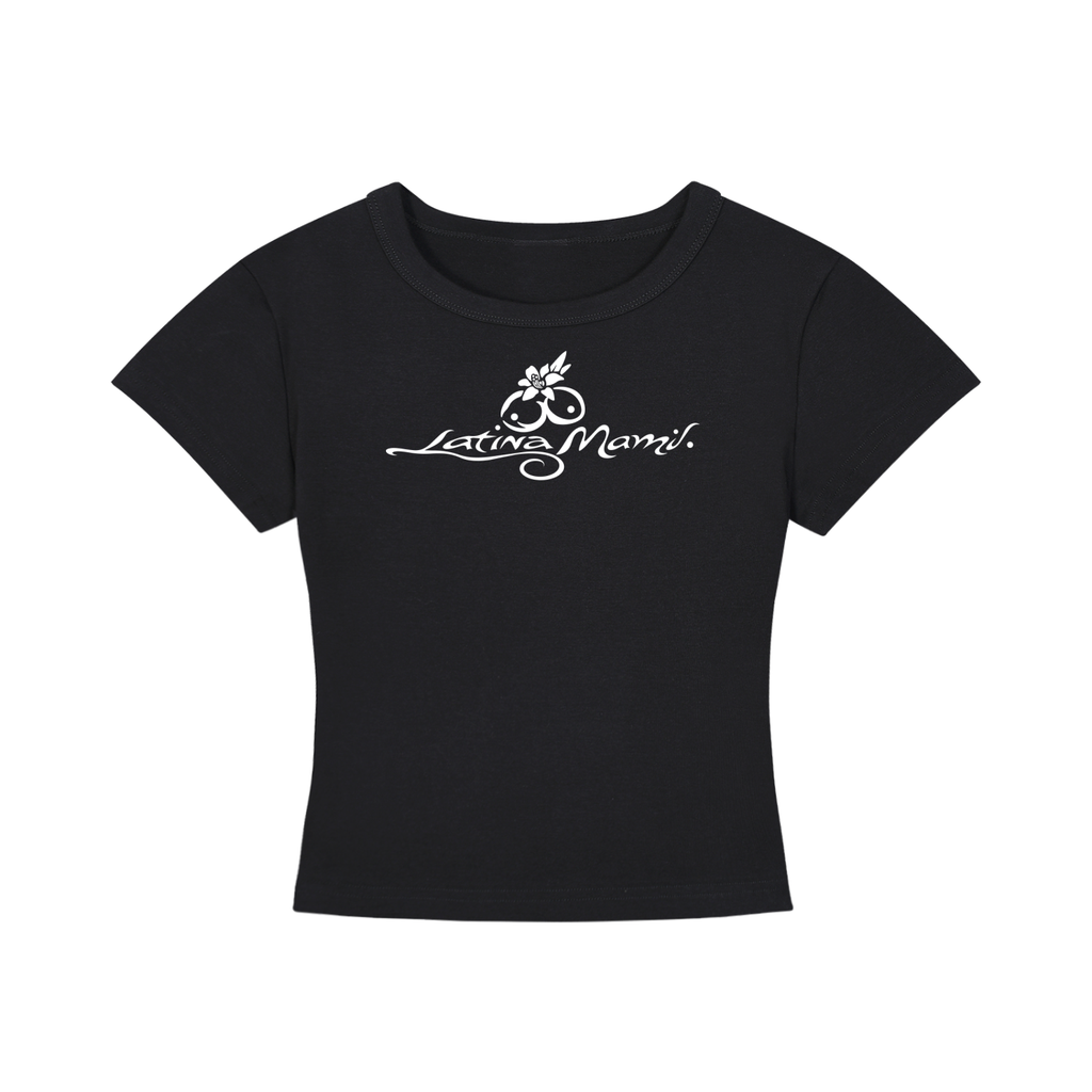 Barbed Heart Black Crop