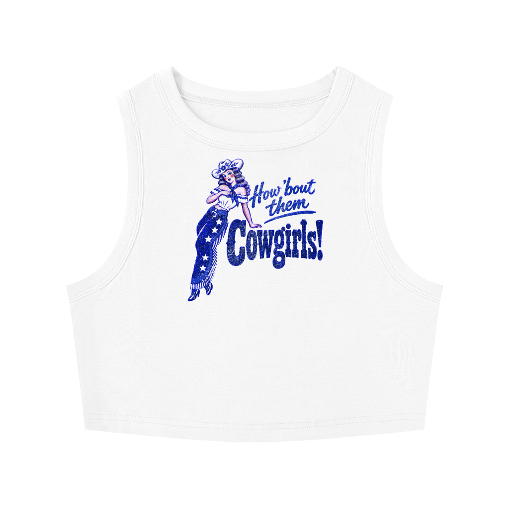How bout them boys Women's Tight Crewneck Crop Tank Top