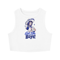 Get 'em boys! Women's Tight Crewneck Crop Tank Top