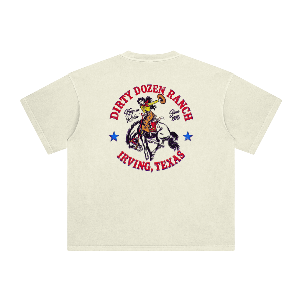 Dirty Dozen Ranch Est 75 Enzyme Washed T-Shirt
