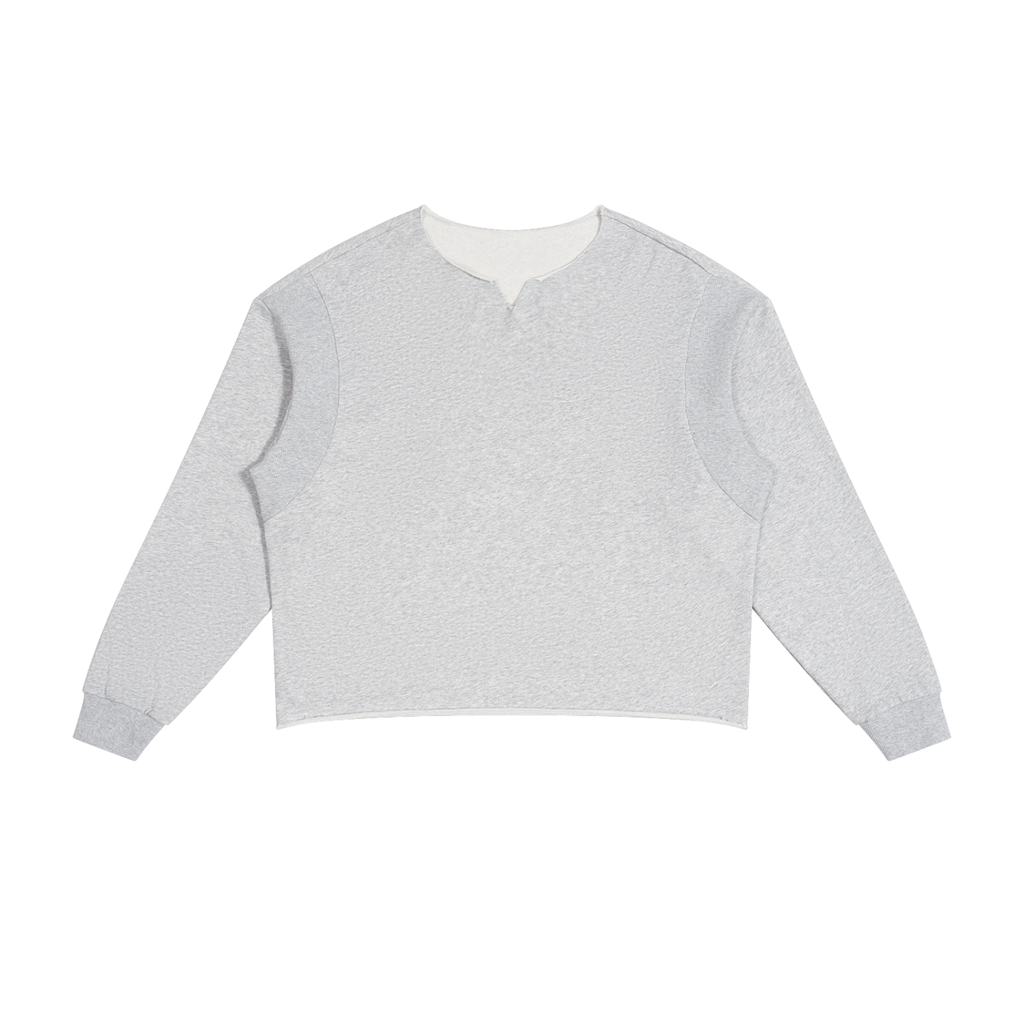 SGS Paneled Raw Edge Sweatshirt — product view 3