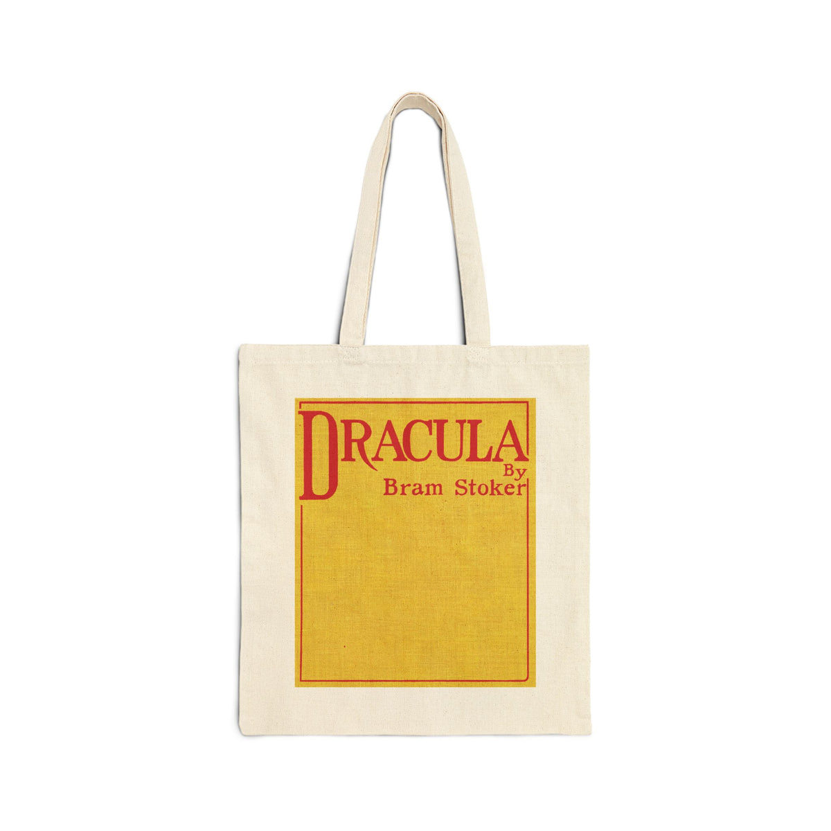 The Monster Syllabus "Dracula" Canvas Tote Bag