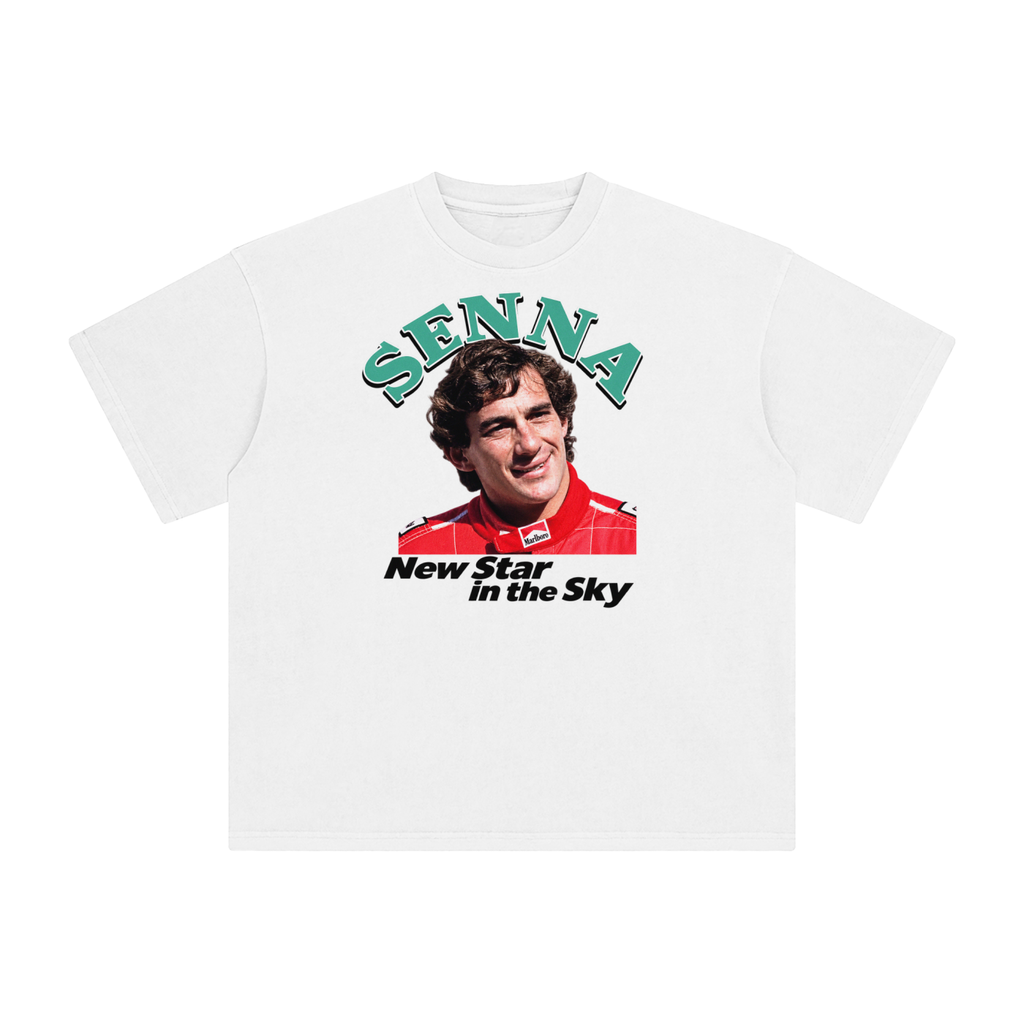 Senna New Star Replica — Enzyme-Washed Tee