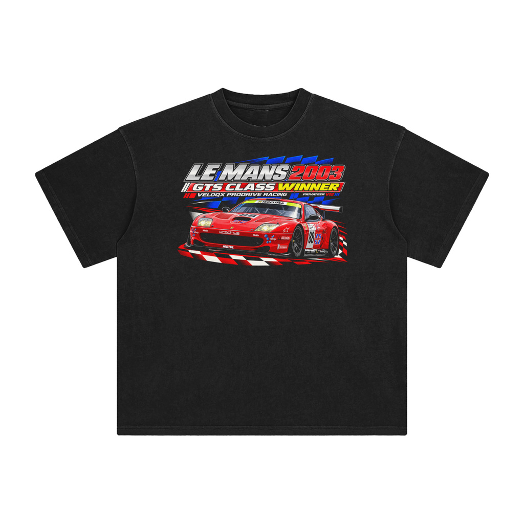 Ferrari 550 Prodrive — Le Mans GTS 2003 — Enzyme-Washed Tee