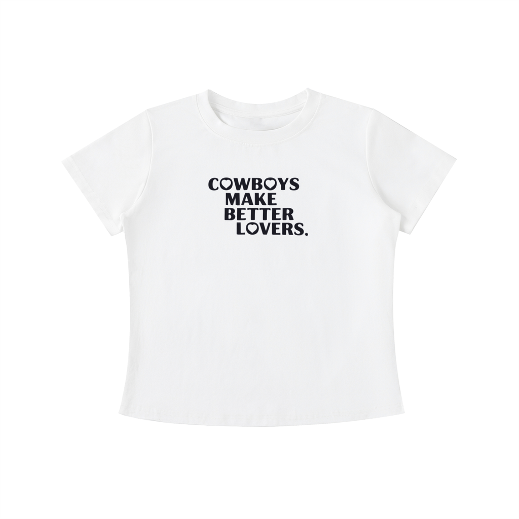 Cowboys make better lovers Vintage Wash Slim Fit T-shirt