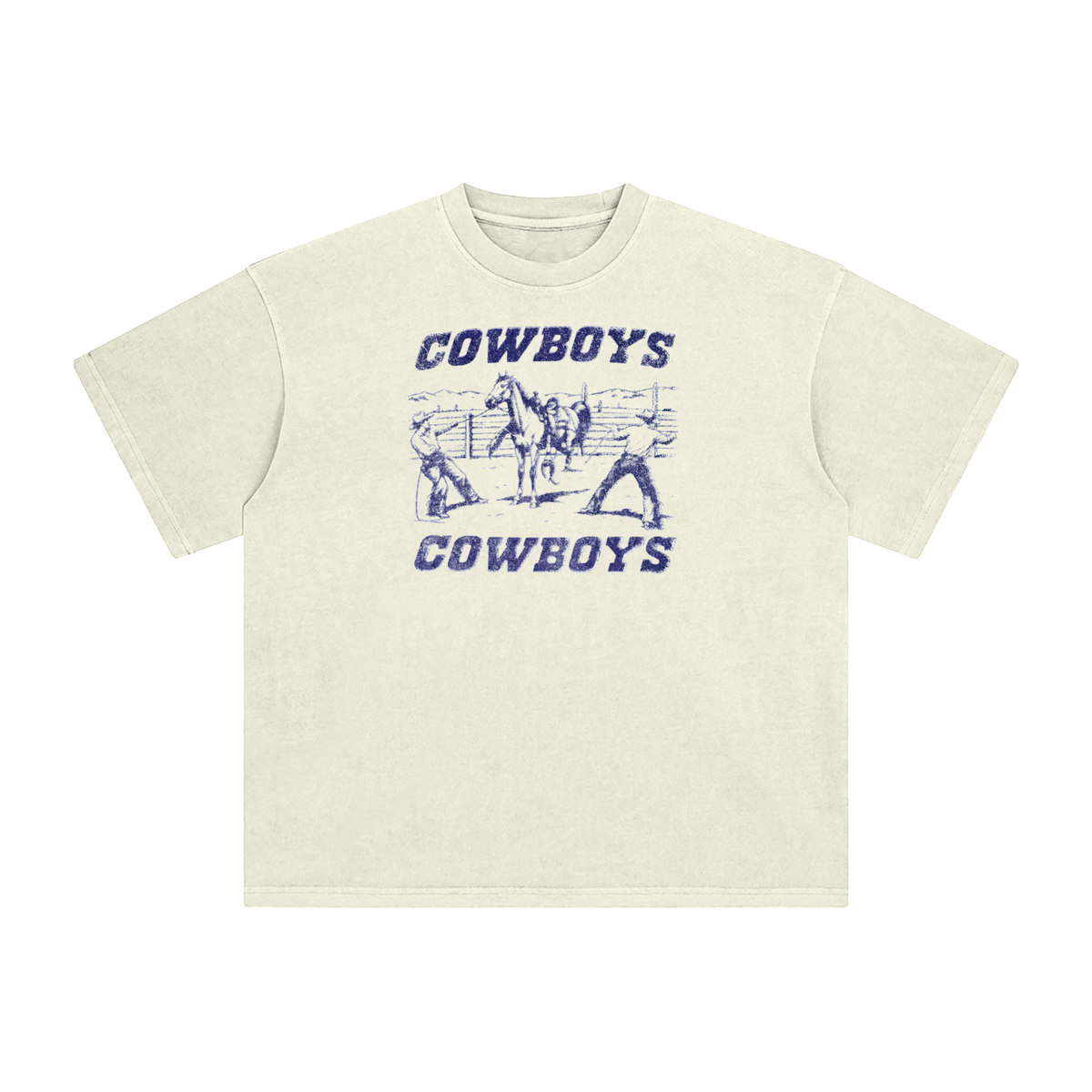 Bronco Bustin' Enzyme Washed T-Shirt