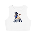 Smoke 'em if ya got 'em Women's Tight Crewneck Crop Tank Top