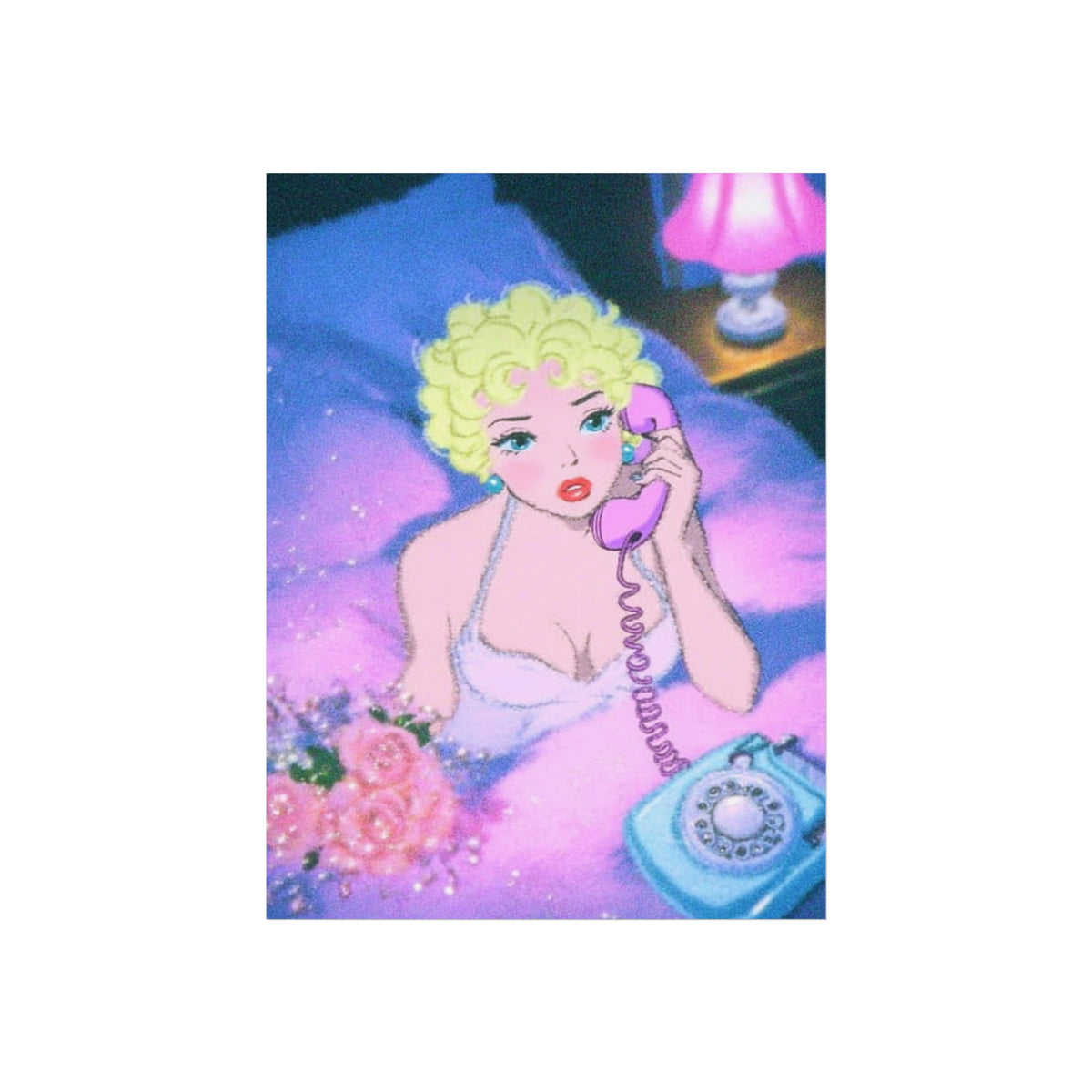 Telephone Dream Matte Wall Art