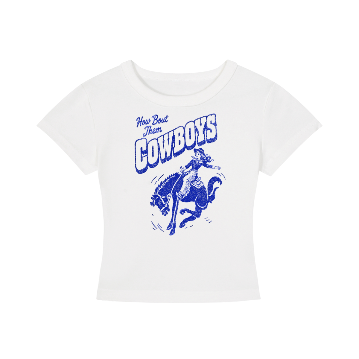 How bout them boys Women's Cropped T-Shirt