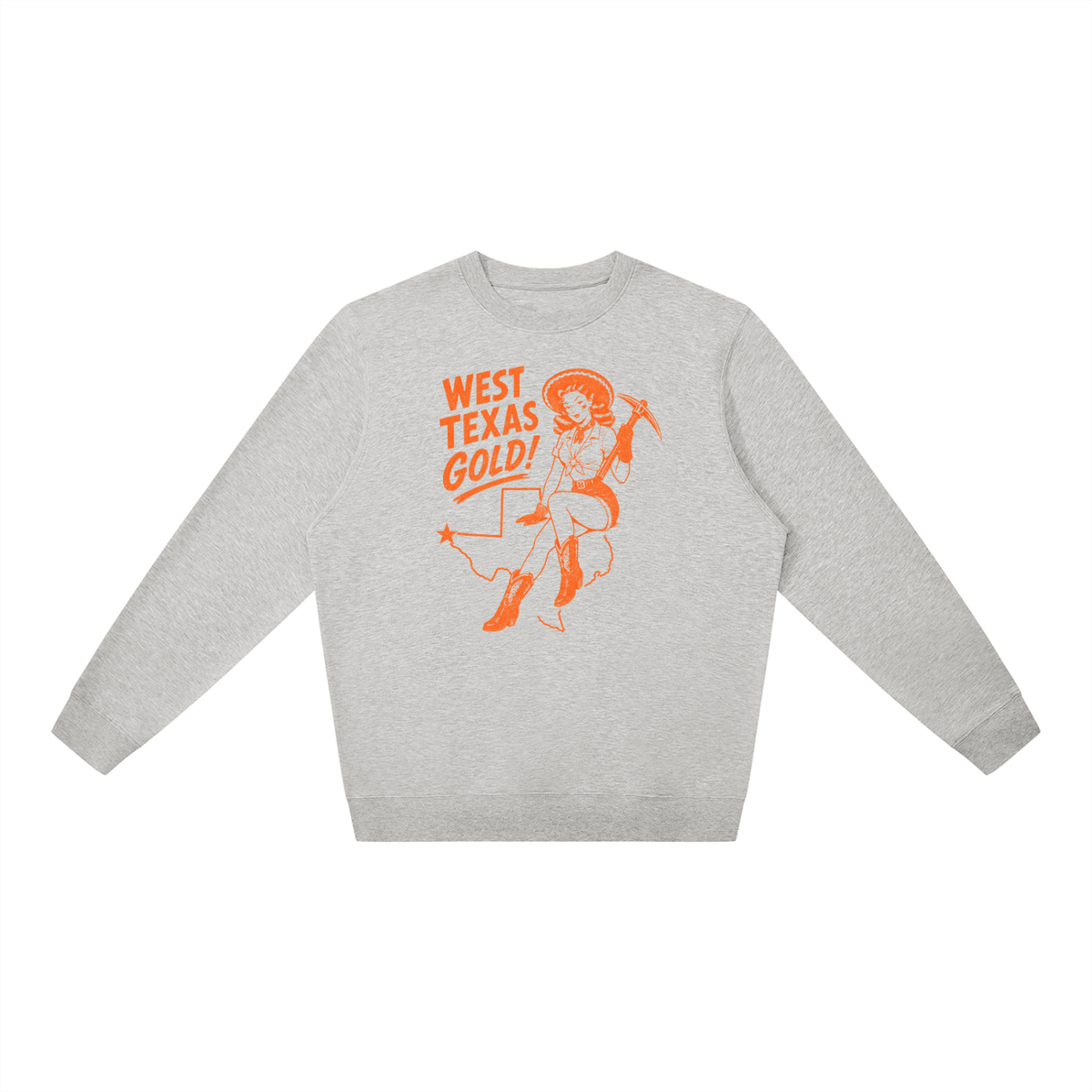 West Texas Gold Pin-Up Oversized Crewneck