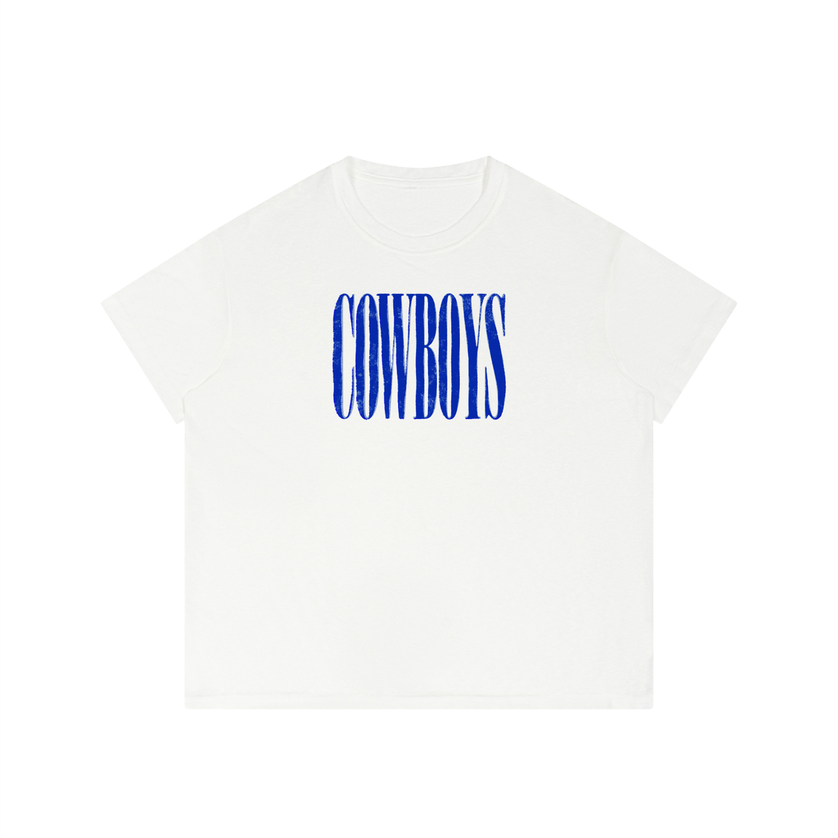 True Blue Men’s Sheer Lyocell Blend Boxy T-Shirt