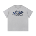 Wild Mustangs Vintage Wash Cotton T-Shirt