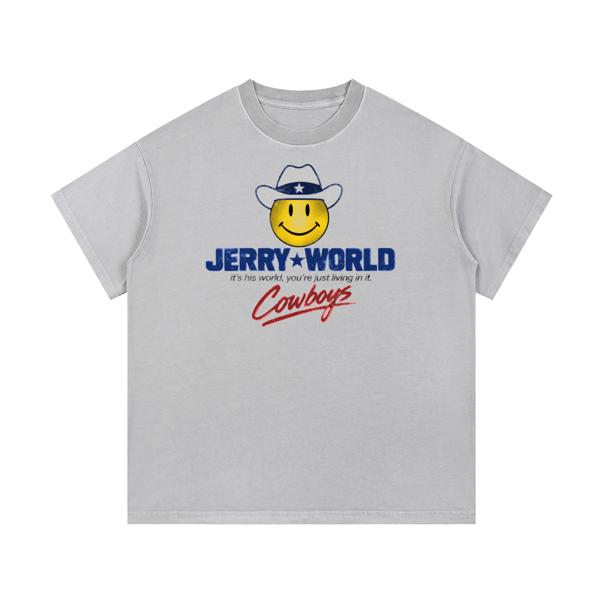 Jerry World Vintage Wash Cotton T-Shirt