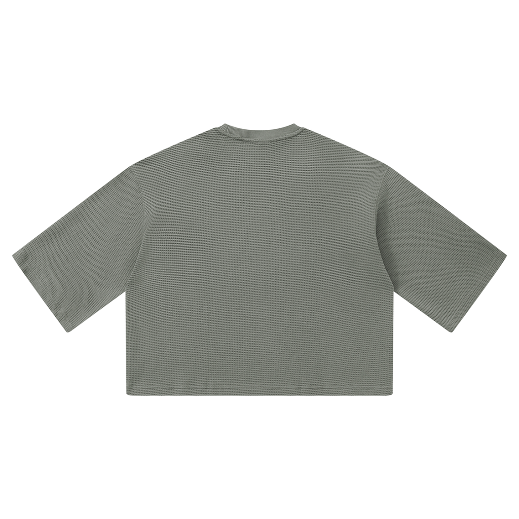 SGS Drop Shoulder Waffle Tee — product view 6