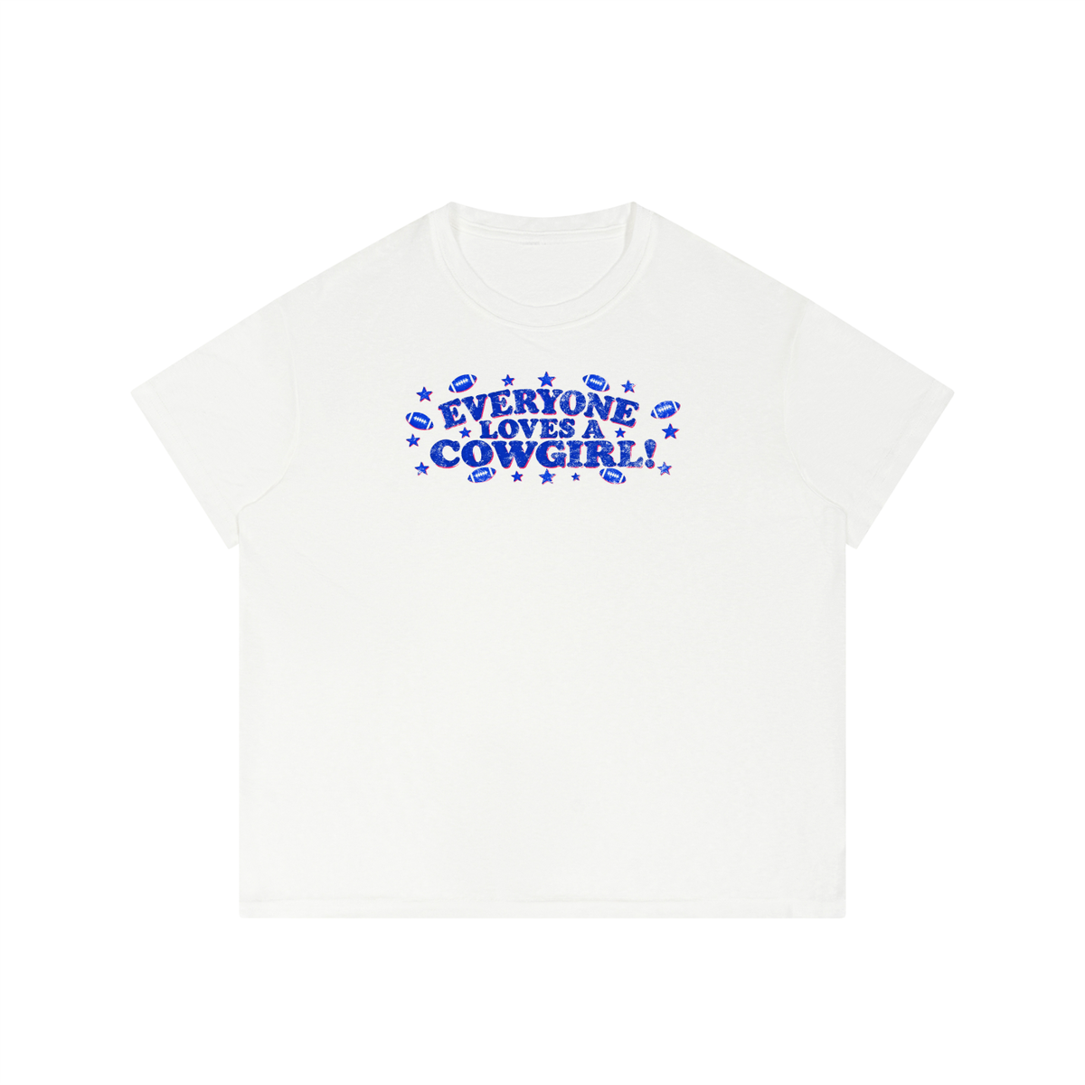 Everyone loves a cowgirl Men’s Sheer Lyocell Blend Boxy T-Shirt