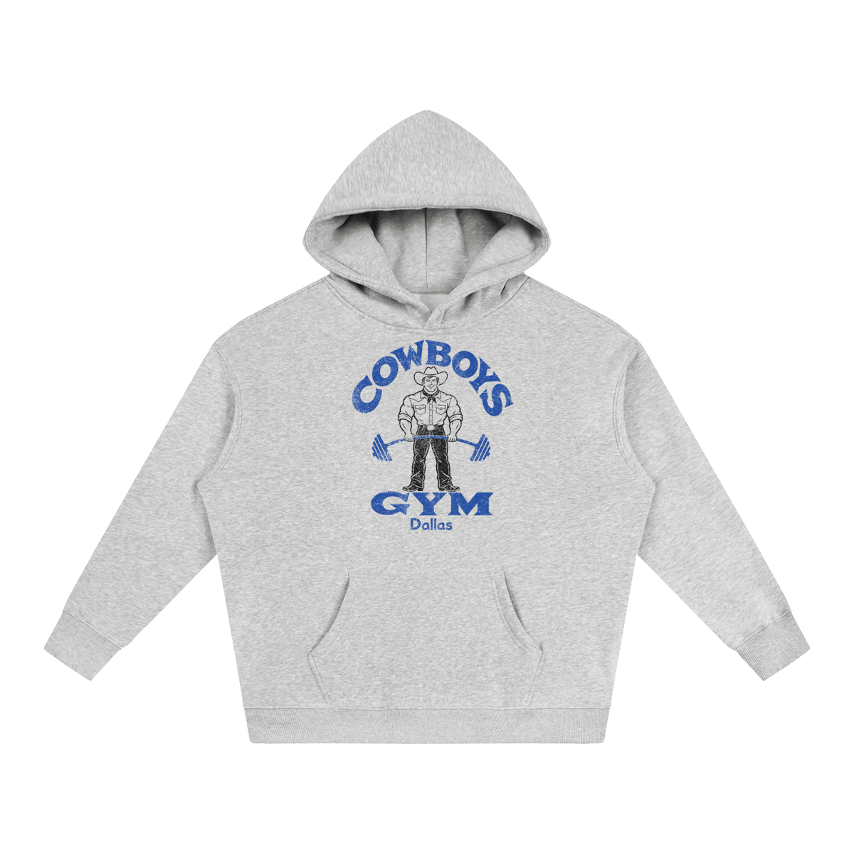 COWBOYS GYM Oversize Fleeced Hoodie