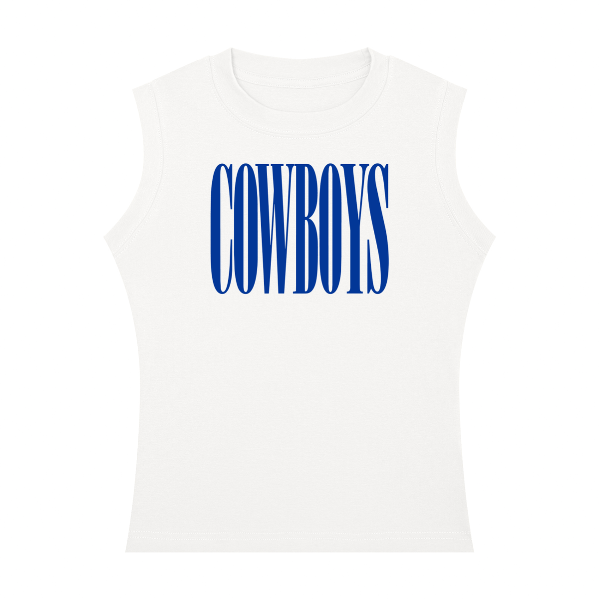 True Blue Women's Crewneck Tank Top