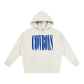 True Blue Oversize Fleeced Hoodie