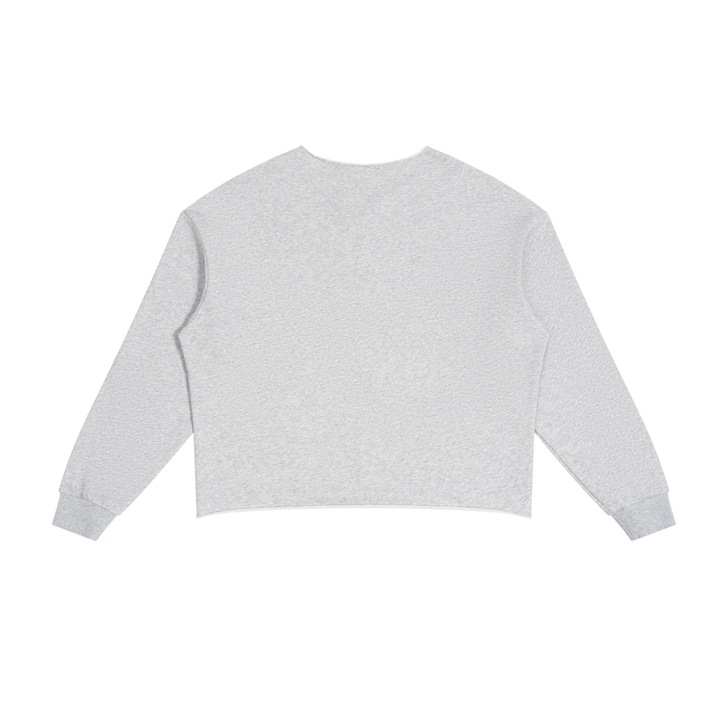 SGS Paneled Raw Edge Sweatshirt — product view 4